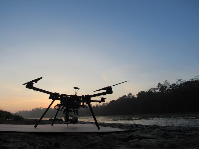 Jungle drone at sunrise (Photo credit - Claire Burke)