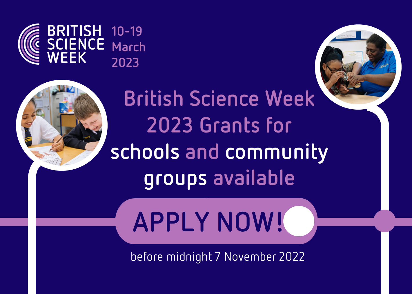 Applications for British Science Week 2023 grants are open! British