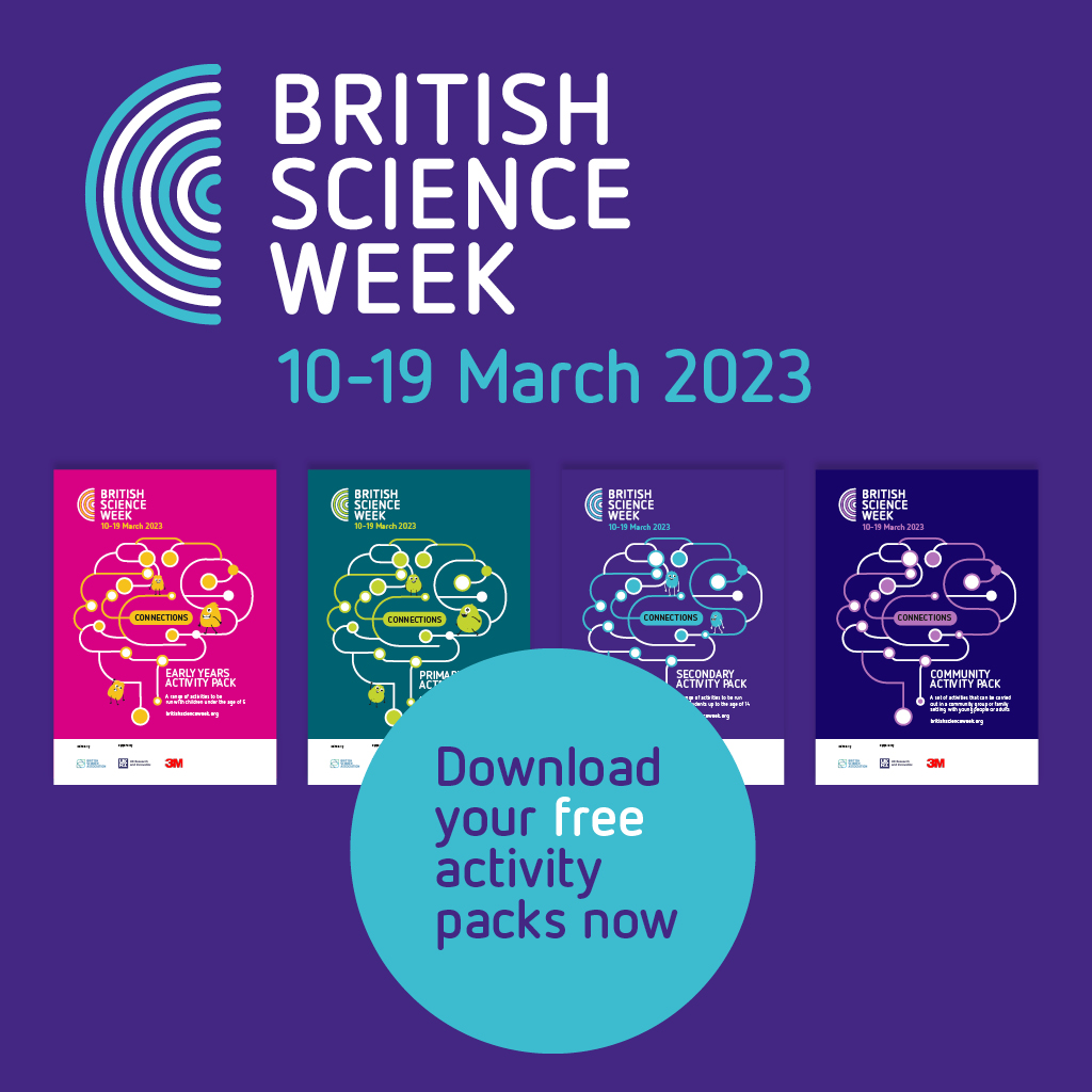 You can start celebrating British Science Week 2023 now! British