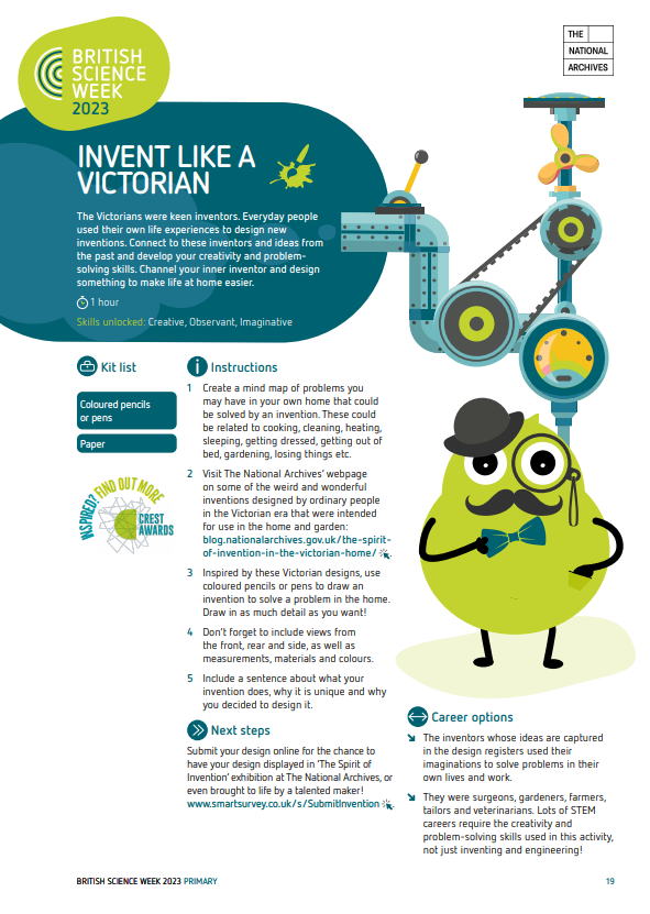 Use British Science Week activities for CREST! British Science Week